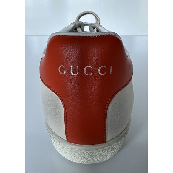 Gucci Men's Mickey Mouse Ivory Soft Leather Sneakers 8.5 US (41.5 Eu) 606110 NWT - Picture 11 of 13